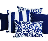 Tulum Poolside in Marine - Tropique Cushions