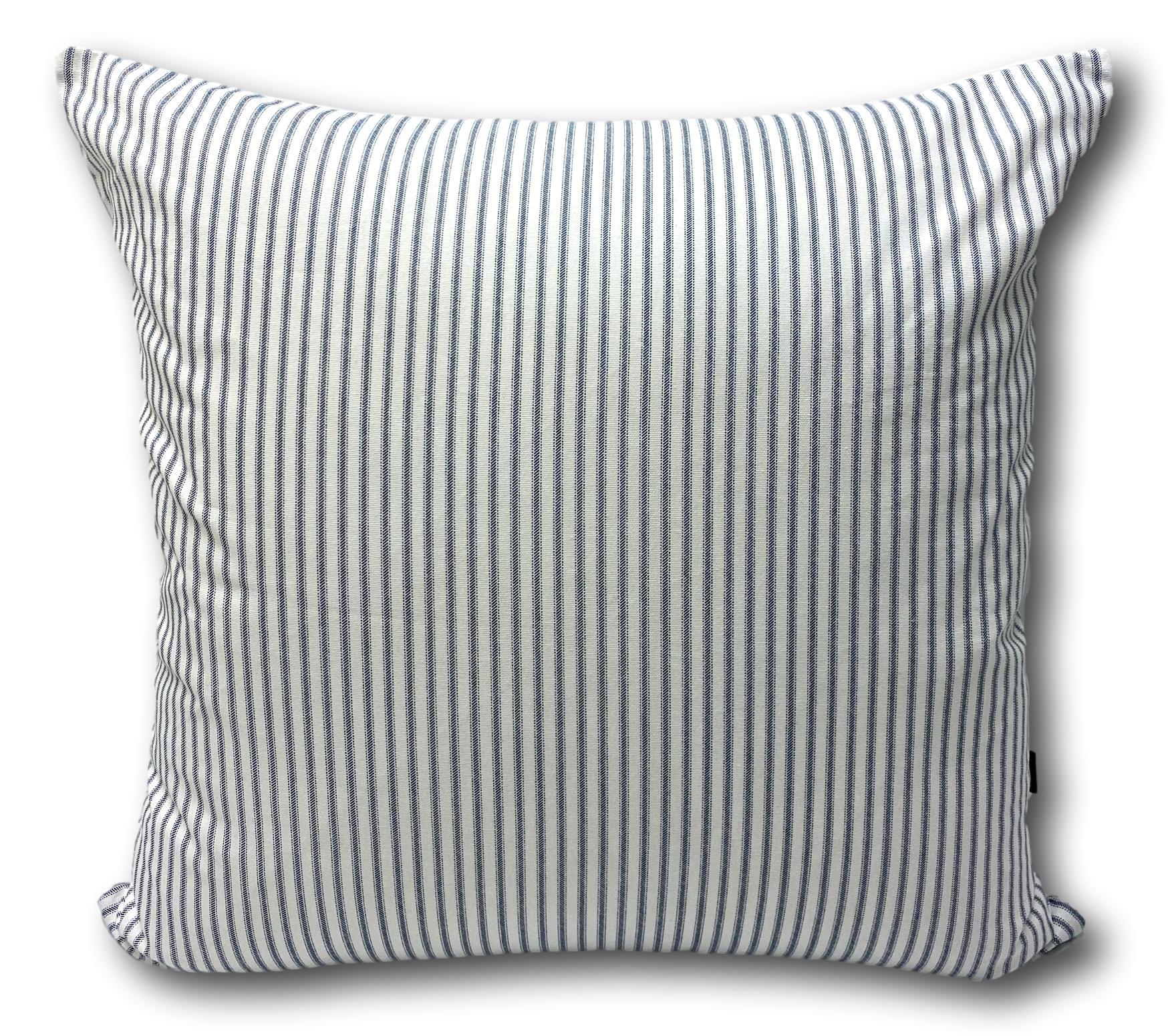 Cotton in Navy Stripe