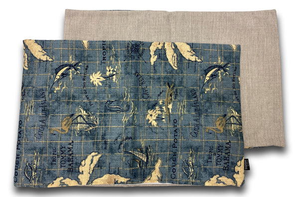 Tommy Bahama Cape Relax in Denim 50cm x 30cm