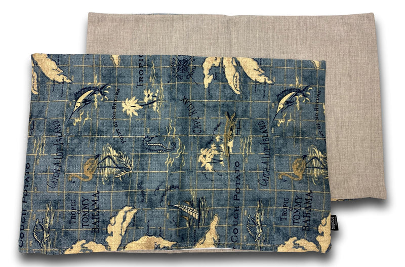 Tommy Bahama Cape Relax in Denim 50cm x 30cm