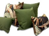 Sunbrella Canvas Fern Green - Tropique Cushions