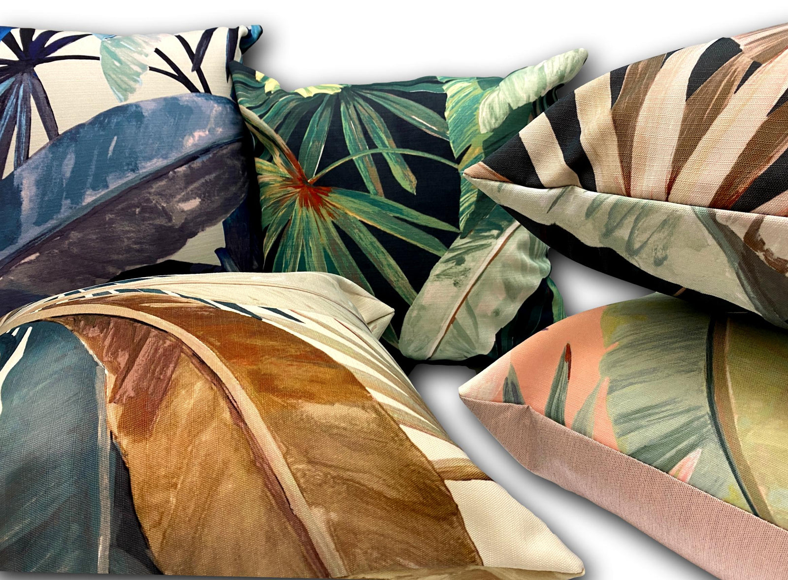 Tropicalia Coral Tropique Cushions