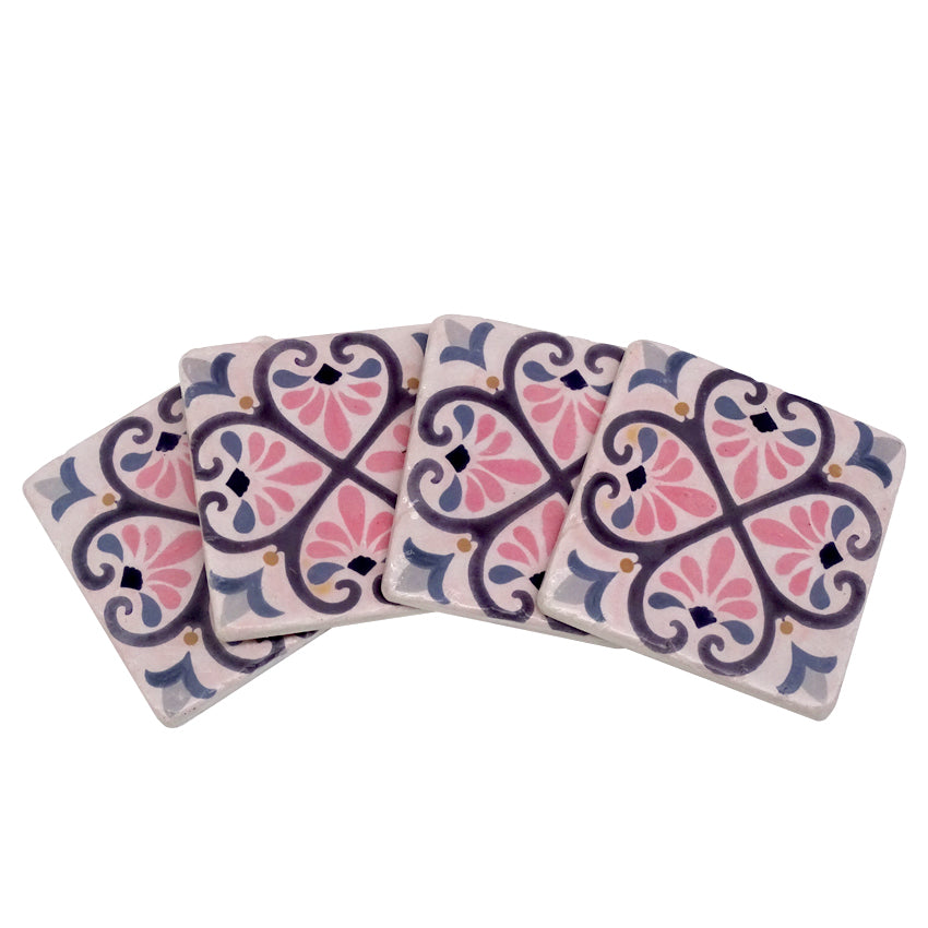 Coaster Set of 4 Evelyn