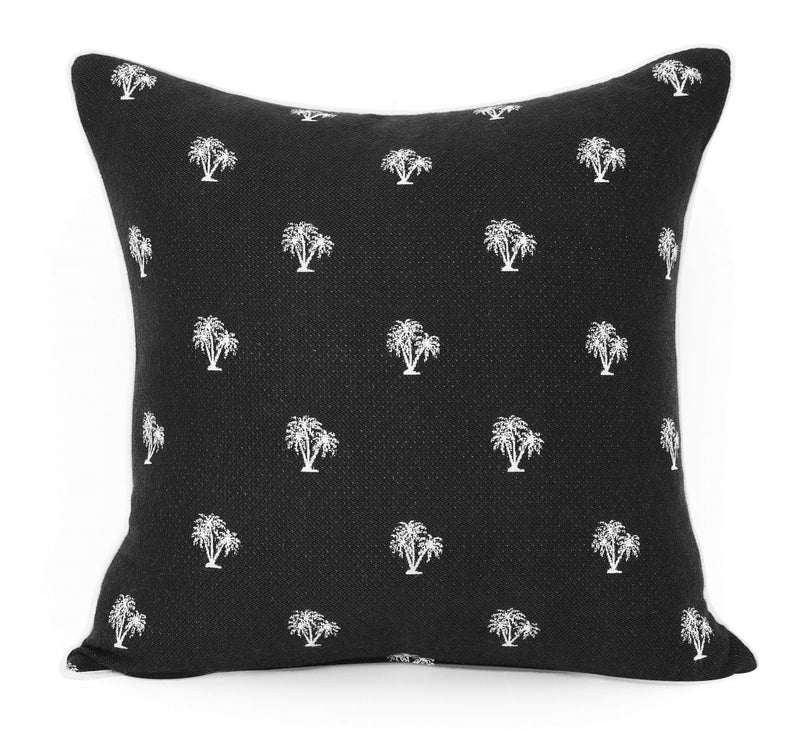 Mini Palm in Onyx - Made to Order! - Tropique Cushions