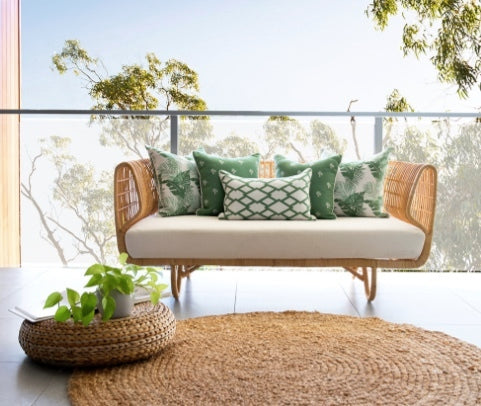 Mini Palm in Onyx - Made to Order! - Tropique Cushions