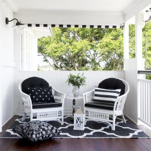 Mini Palm in Onyx - Made to Order! - Tropique Cushions