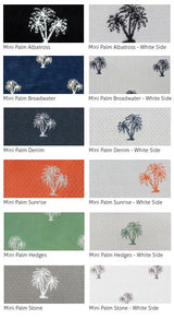 Mini Palm in Onyx - Made to Order! - Tropique Cushions