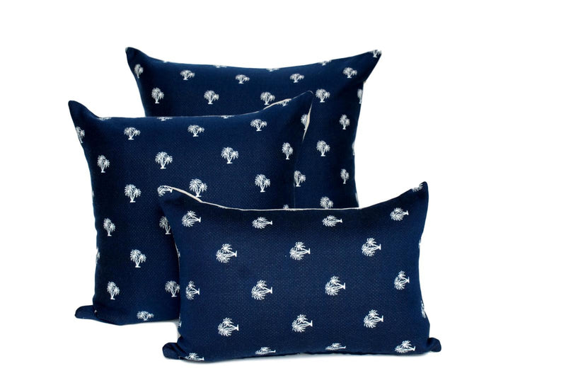 Mini Palm in Broadwater - 2 Lumbars Left! - Tropique Cushions