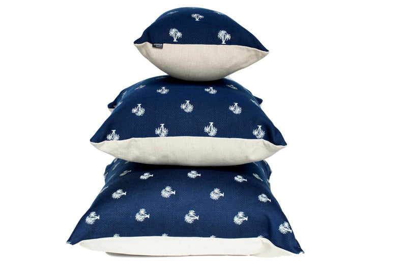 Mini Palm in Broadwater - 2 Lumbars Left! - Tropique Cushions
