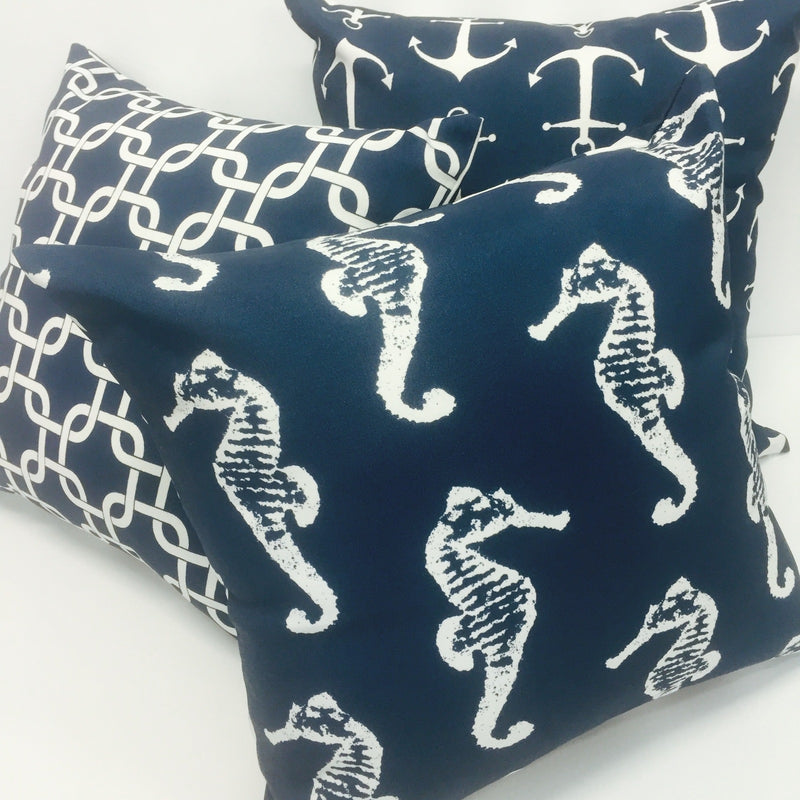 Anchor Navy - Tropique Cushions