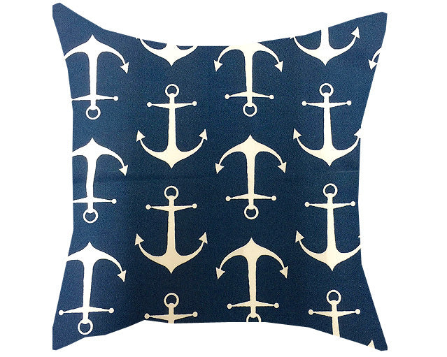 Anchor Navy - Tropique Cushions