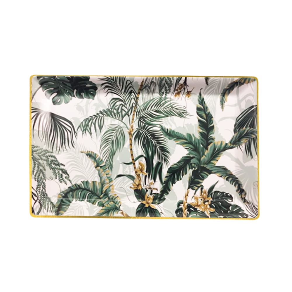 Rectangle Ceramic Platter in Oasis