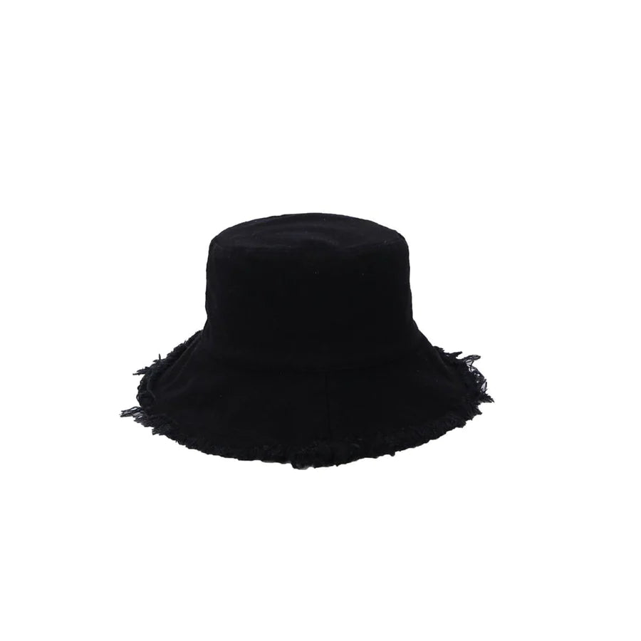 Salty Shadows Canvas Hat - Black