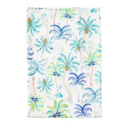 Linen Tablecloth Vintage Palm