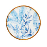 Mango Wood Platter in Essence Blue & White