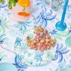 Melamine Plate Set Of Four in Vintage Palm White