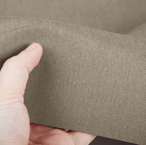 Sunbrella Canvas Taupe Bench Seat Cushion