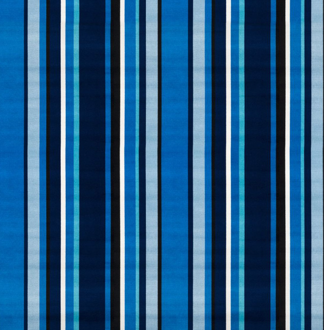 South Beach Sapphire Stripe Outdoor Velvet