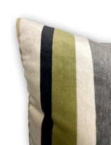 South Beach Stripe Outdoor Velvet Gilver - Made to Order