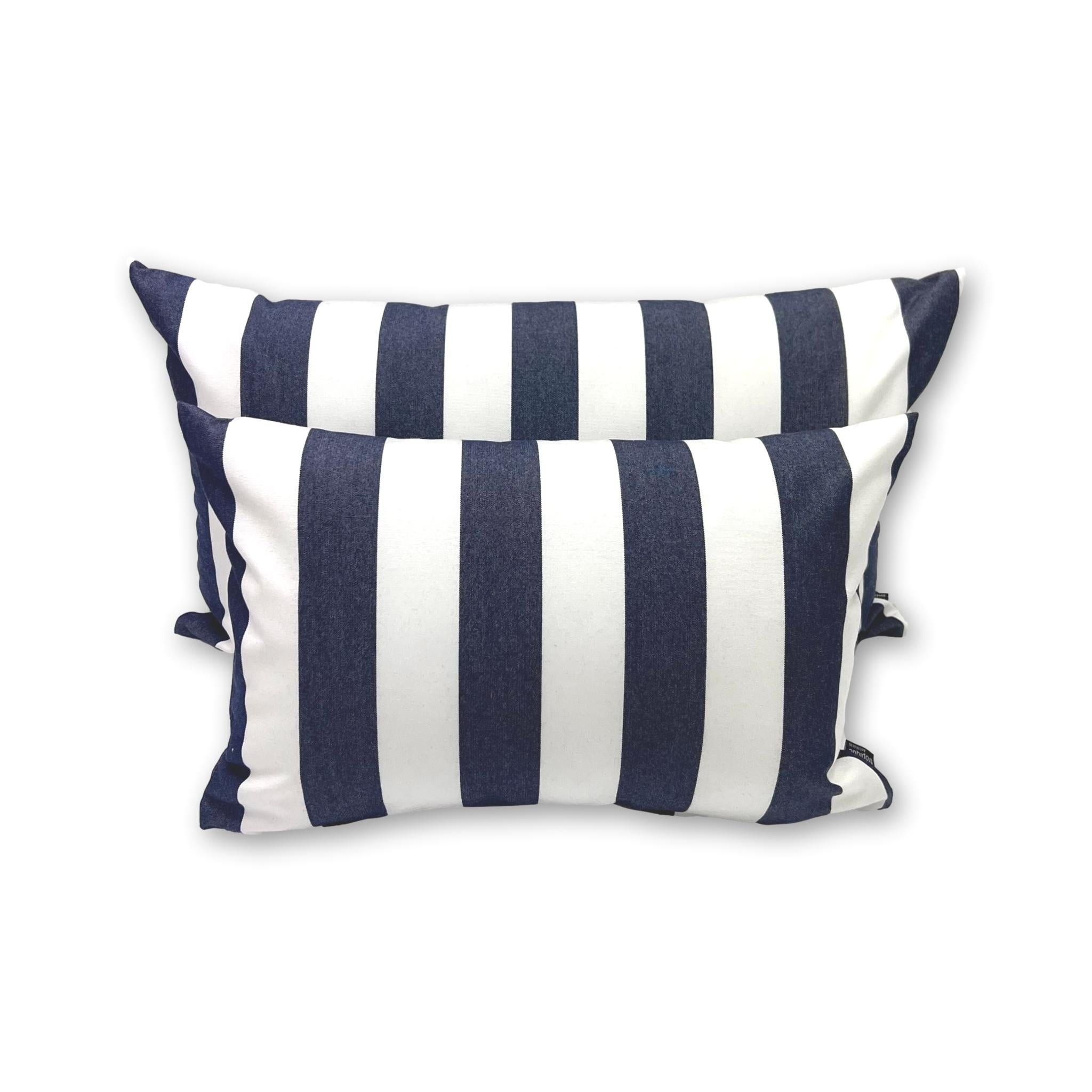 Sunbrella Yacht Stripe in Navy