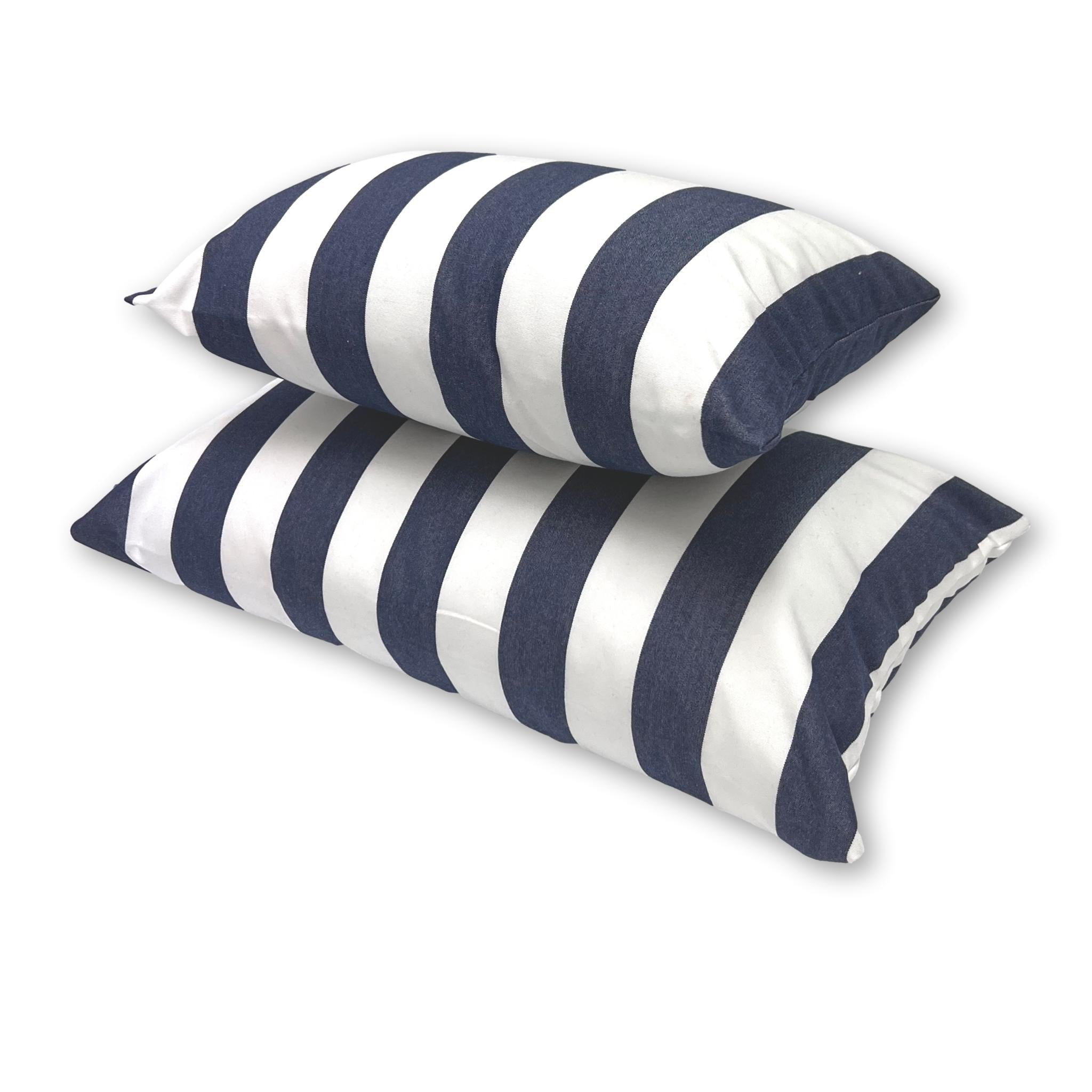 Sunbrella Yacht Stripe in Navy