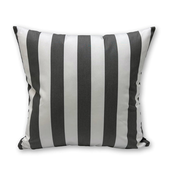 Sunbrella Yacht Stripe Charcoal