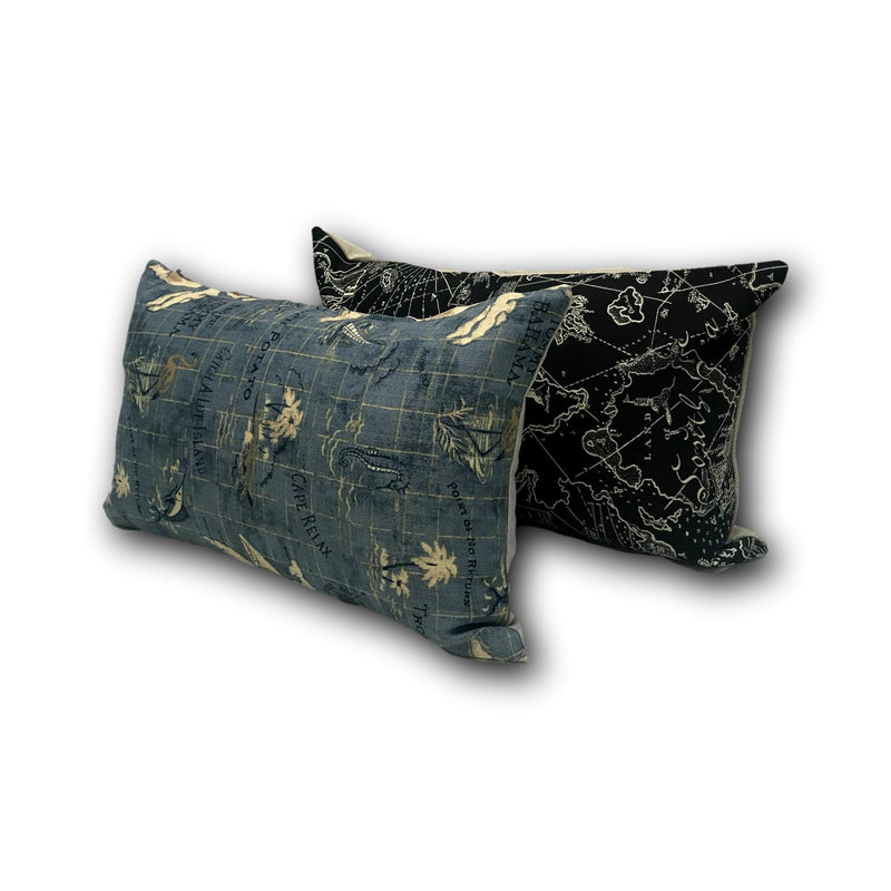 Tommy Bahama Couch Potato in Denim 50cm x 30cm