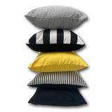 Cabana Luxe in Night Black - Tropique Cushions