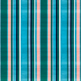 South Beach Stripe Outdoor Velvet Aqua