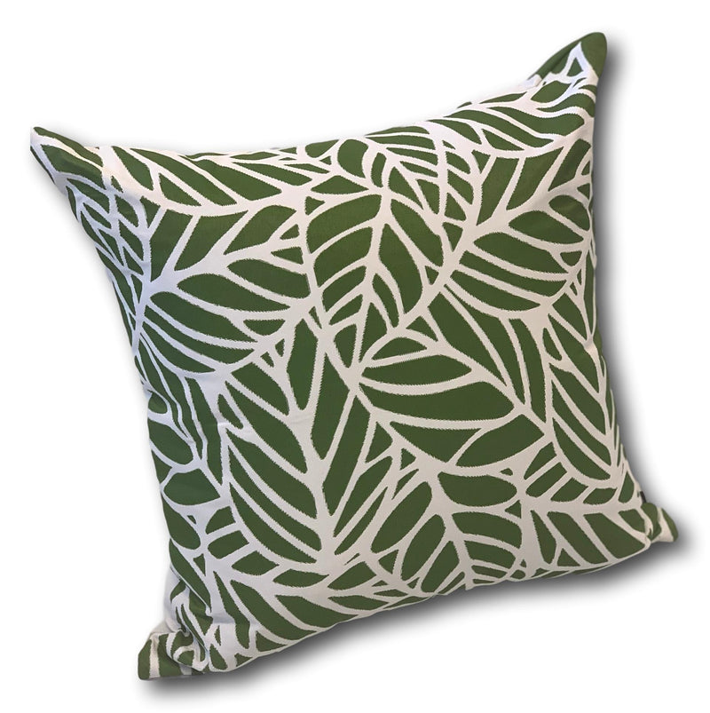 Tulum Poolside in Evergreen Palm - Made to order - Tropique Cushions