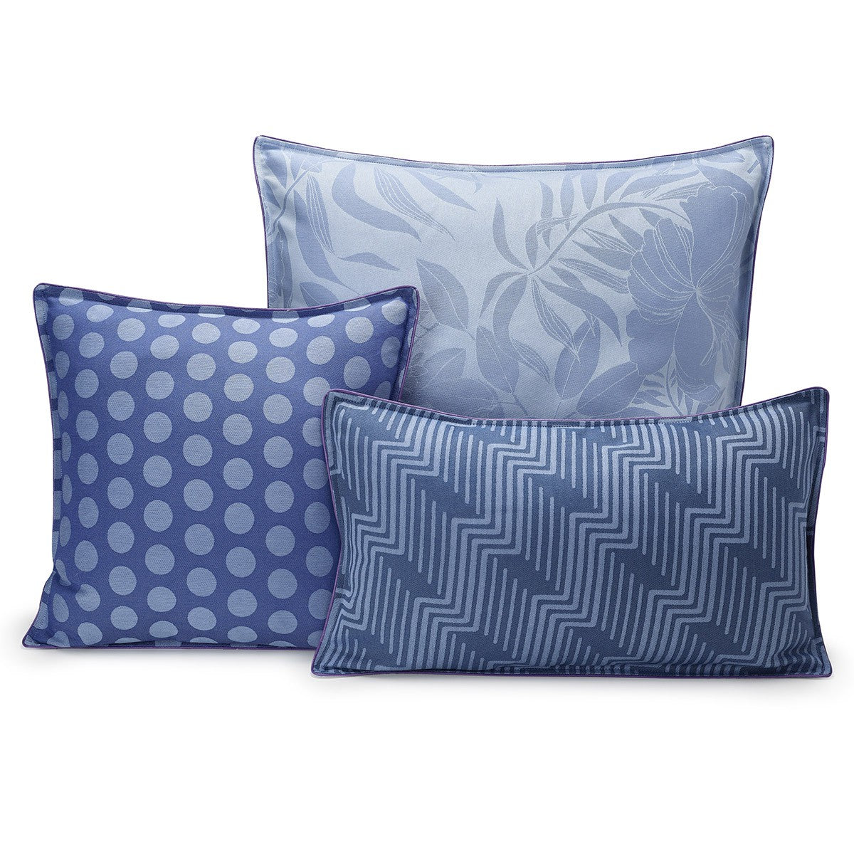 Le Jacquard Français Urbaine Cushion Cover - Jacaranda - Tropique Cushions