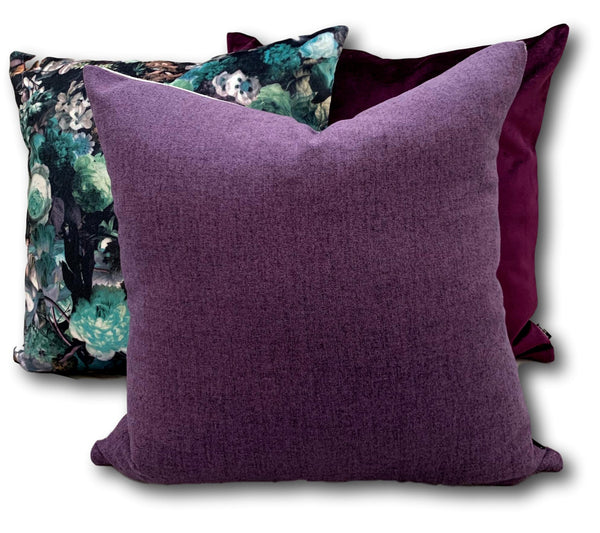 Cashmere in Purple - Tropique Cushions
