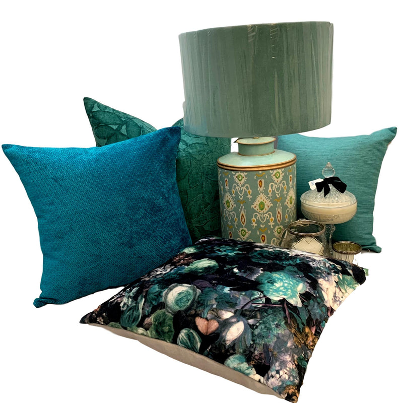 Flowerbomb in Frost - Tropique Cushions
