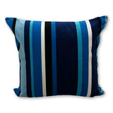 South Beach Sapphire Stripe Outdoor Velvet