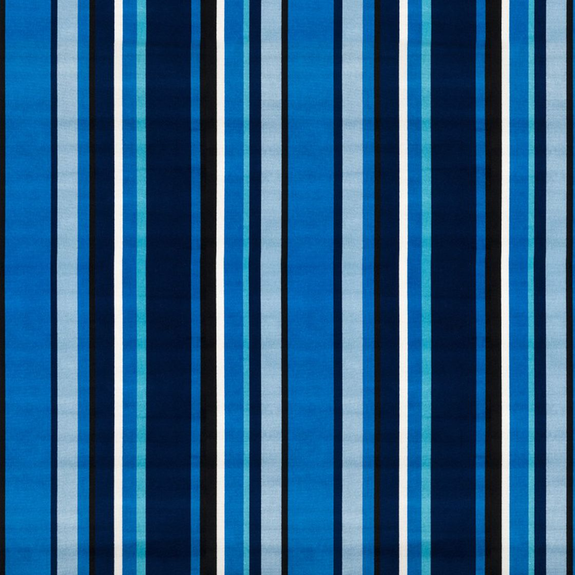 Mokum South Beach Stripe Outdoor Velvet - Tropique Cushions
