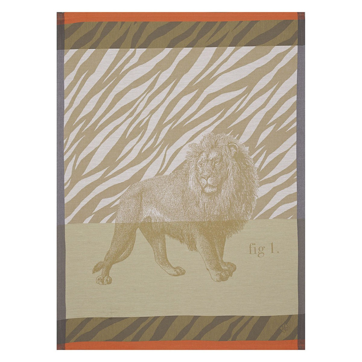 Le Jacquard Français Tea Towels 100% Cotton Lion - Tropique Cushions
